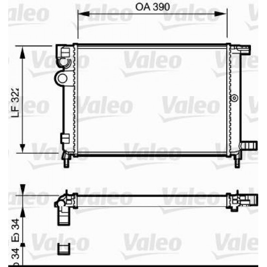 ΨΥΓΕΙΟ ΝΕΡΟΥ ΜΗΧΑΝΗΣ VALEO 731177